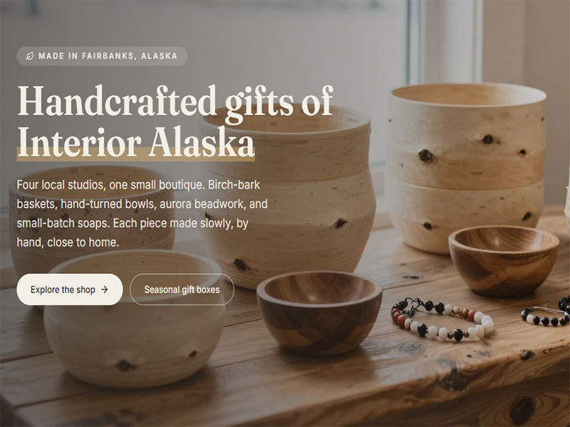 Interior Gift Shop website